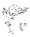 2000 Dodge Ram 3500 Transmission Oil Cooler Hose Diagram - 52028839AA