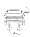 Dodge Parking Assist Distance Sensor Diagram - 5MK60TZZAA