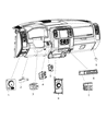 Ram Ignition Lock Assembly Diagram - 1UW38DX9AB