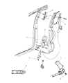 2005 Dodge Caravan Seat Belt Diagram - 1AF58BD5AA