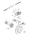 Dodge Durango Brake Caliper Diagram - 68367045AB