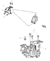 Jeep Compass Engine Mount Diagram - 5105667AG
