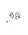 Dodge Dart Belt Tensioner Diagram - 4627618AA