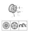 Chrysler Spare Wheel Diagram - 4766331AB