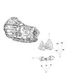 Ram Engine Mount Diagram - 68264825AB