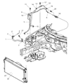Dodge Stratus A/C Condenser Diagram - 5143537AB