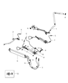 Jeep Power Steering Hose Diagram - 5154451AB