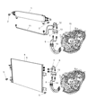 2017 Jeep Compass Oil Cooler Diagram - 68004297AA