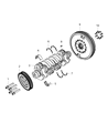 Jeep Harmonic Balancer Diagram - 68195947AA