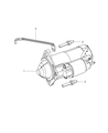 Dodge Journey Starter Motor Diagram - RL080459AA