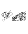 Dodge Nitro Coolant Reservoir Diagram - 55037842AD