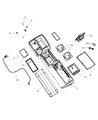 Ram Dakota Cup Holder Diagram - 68036054AA