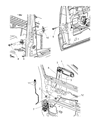 Dodge Door Latch Cable Diagram - 55359329AA