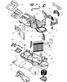 Dodge Heater Core Diagram - 5161084AA