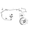 Jeep Grand Cherokee Brake Booster Diagram - 4560182AA