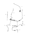 Chrysler Voyager Door Latch Cable Diagram - 68325076AB
