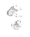 Jeep Wrangler Engine Mount Diagram - 68480625AA