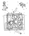 Chrysler PT Cruiser Radiator Diagram - 5086547AA