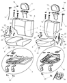 2002 Jeep Grand Cherokee Seat Cushion Diagram - WN541T5AA