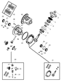Chrysler Aspen Differential Diagram - 4384286AB