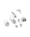 Dodge Viper Headlight Switch Diagram - 68158243AB