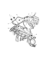 2004 Jeep Liberty Coolant Reservoir Diagram - 52079702AD