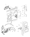 Dodge Durango Door Latch Assembly Diagram - 55256713AJ