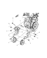 Chrysler Voyager Power Steering Pump Diagram - 4743969AA