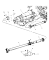 2008 Dodge Magnum Drive Shaft Diagram - 4593542AB