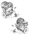 Jeep Liberty Engine Mount Bracket Diagram - 52059253AB