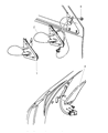 1998 Chrysler Sebring Car Mirror Diagram - 4724251