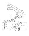 Chrysler Front Cross-Member Diagram - MR272182