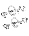 Chrysler 200 Steering Wheel Diagram - 1VK69DX9AA