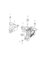 2017 Chrysler Pacifica Transmission Mount Diagram - 68224742AB