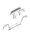 Jeep Door Moldings Diagram - 5UP27RXFAB