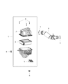 Jeep Air Filter Box Diagram - 68323202AA