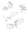 Jeep Wrangler License Plate Diagram - 55174994AB