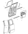 Ram Dakota Weather Strip Diagram - 55257473AF