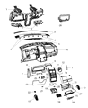 Dodge Journey Glove Box Diagram - 1GX111K7AC