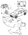 2007 Dodge Magnum Headlight Diagram - 4806059AF