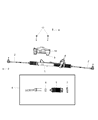 Dodge Rack And Pinion Diagram - 5006523AC