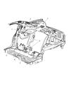 2005 Chrysler Sebring Seat Belt Diagram - XB271L5AB