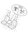 2002 Dodge Ram 1500 Seat Cushion Diagram - WM741DVAA