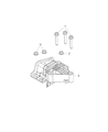 Ram ProMaster 2500 Engine Mount Diagram - 68223227AB