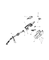 Jeep Grand Cherokee Steering Column Diagram - 5057875AA