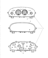 2005 Dodge Stratus Speedometer Diagram - 4602481AB