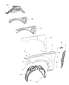 2023 Dodge Charger Wheelhouse Diagram - 68477156AB