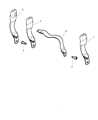 1999 Dodge Ram 2500 Seat Belt Diagram - 5GE461K5AA