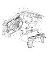 Dodge Durango Radiator Diagram - 55056518AA