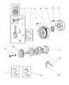 Dodge Intrepid Crankshaft Thrust Washer Set Diagram - 5003963AA